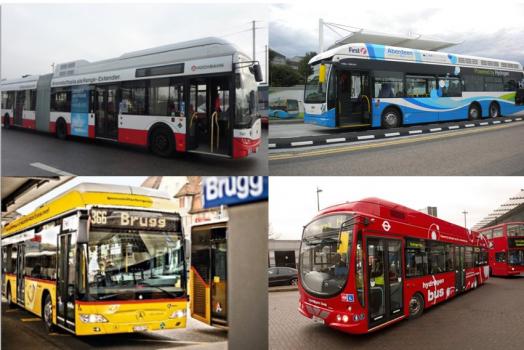 Different types of buses | Fuel Cell Electric Buses
